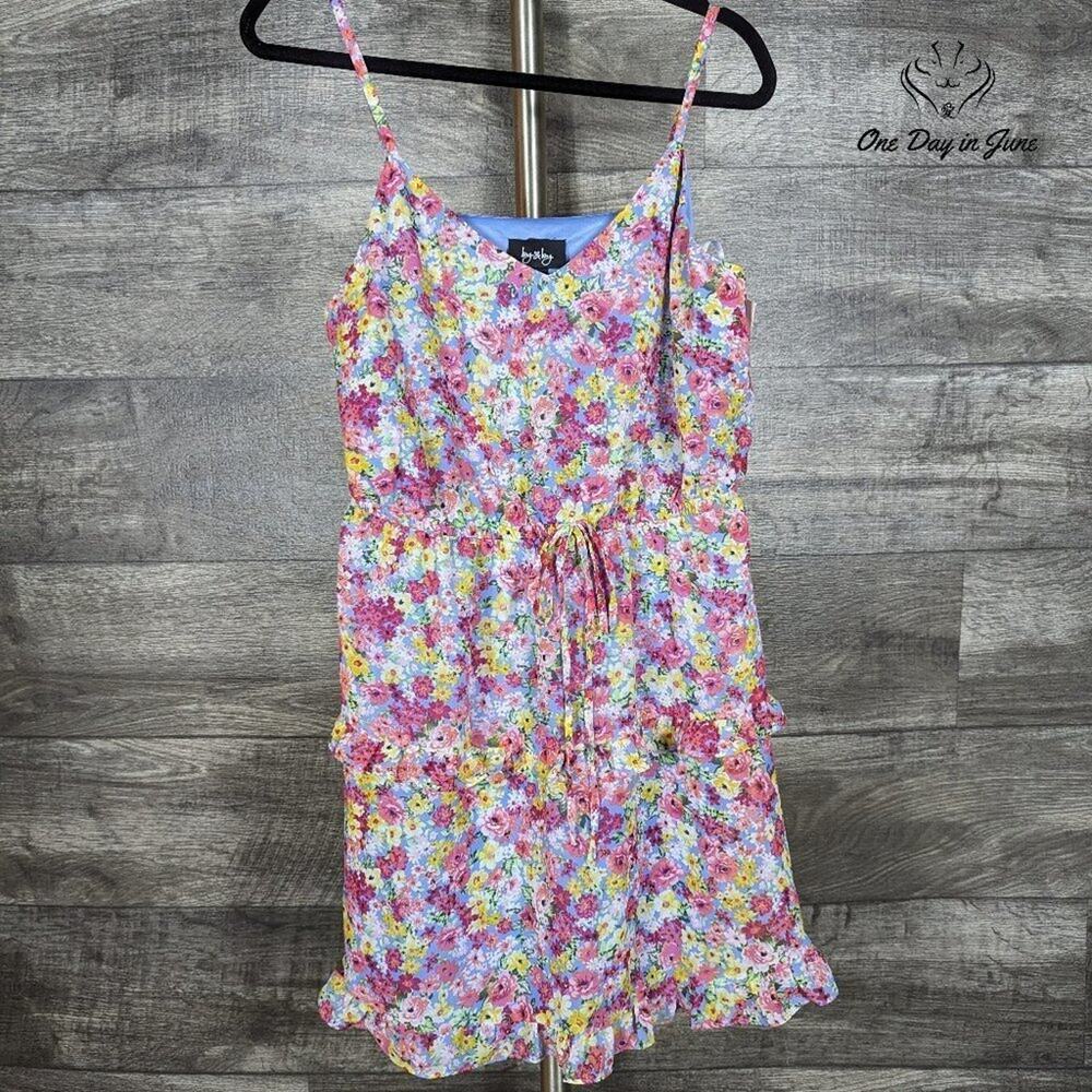 ByxBy Spaghetti Strap Lined Mini Dress Size L